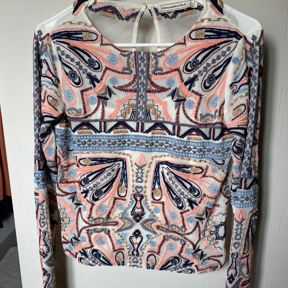 Abercrombie and Fitch Stitched Top